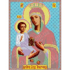 Схема для вышивания бисером "Икона Пресвятой Богородицы Троеручица"